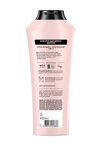 Split Hair Miracle Şampuan 400 Ml X 2 Adet