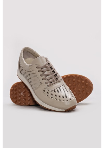 Fast Step Hakiki Deri Erkek Casual Ayakkabı 951ma557 Bej