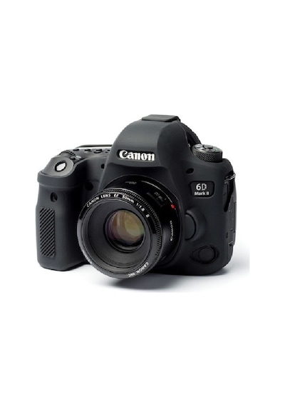 Canon Eos 6D Mark II 2 İçin Silikon Koruyucu Kılıf (Siyah)