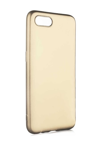 Noktaks - Realme C2 Uyumlu - Kılıf Mat Soft Esnek Premier Silikon Kapak - T11844 - Gold Gold