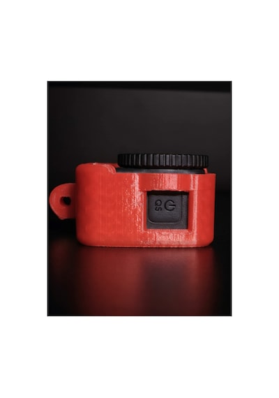 Djı Osmo Action 6 Uyumlu Yumuşak Çerçeve Kılıf - Tüm Gopro Aksesuarlarıyla Uyumlu Kırmızı