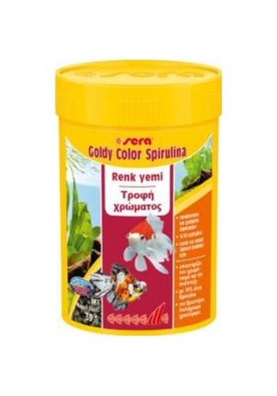 Sera Goldy Color Spirulina Japon Yemi 250 Ml