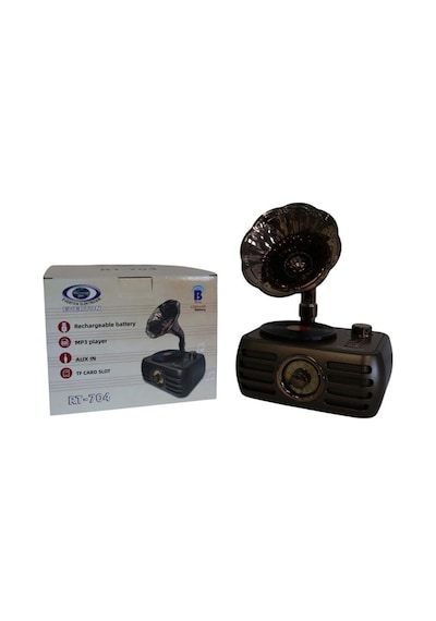 Everton Rt-704 Gramafonlu Bluetooth Fm-usb-tf-aux Şarjlı Nostaljik Radyo