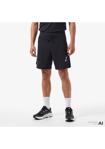 Salomon S/lab Ultra 2ın1 Erkek Siyah Koşu Şortu Lc2030900