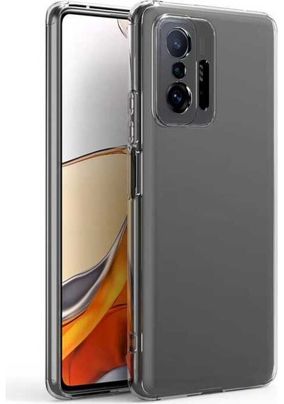 Xiaomi Mi 11T Pro 5G Kılıf Lüx Şeffaf Kamera Lens Korumalı Silikon Kılıf