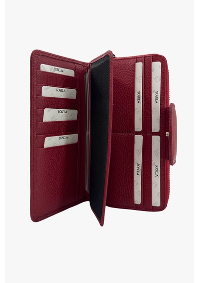 Sosela 56-2001 Kadın Bordo Cüzdan