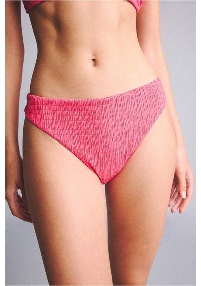 Defacto Regular Fıt Kırışık Dokulu Fuşya Bikini Alt G5349ax26smpn296 Pembe-pn296