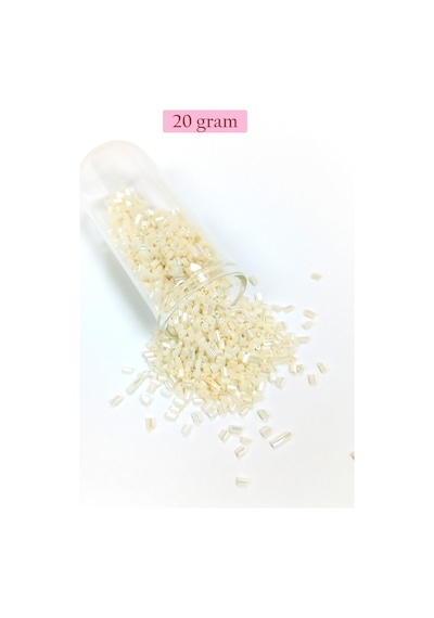 Kesme Cam Boncuk 2mm - 4 Renk - Toplam 80 Gram - Bnc443