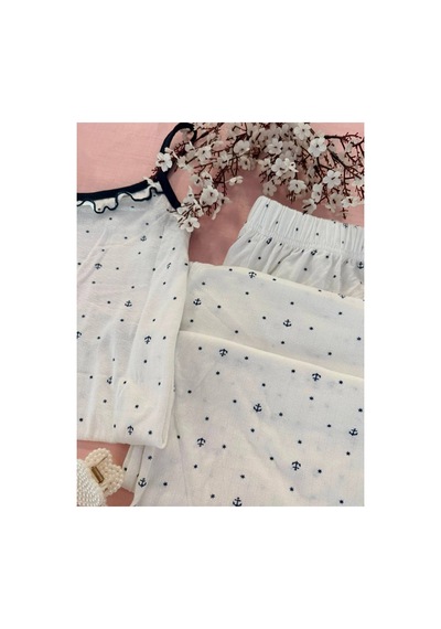 Mh Moony Homewears 2'li Siyah Çapa Yazlık Pijama Takımı Siyah