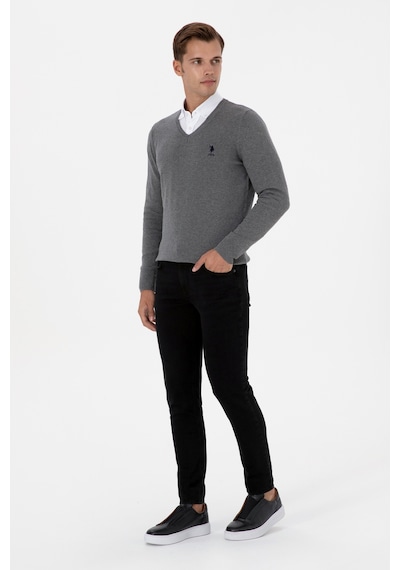 U.S. Polo Assn. Erkek Siyah Slim Fit Jean Pantolon 50307720-DN0027 U.S. Polo Assn. Erkek Siyah Slim Fit Jean Pantolon 50307720-DN0027