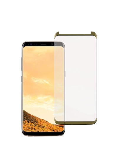 Samsung Uyumlu Galaxy S8 Plus Tam Kaplayan Kavisli Cam Ekran Koruyucu