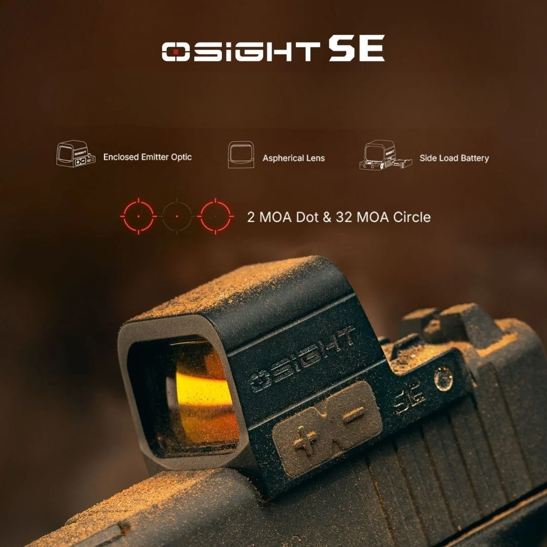 Osight Se 2 Moa & 32 Circle Red Dot Siyah