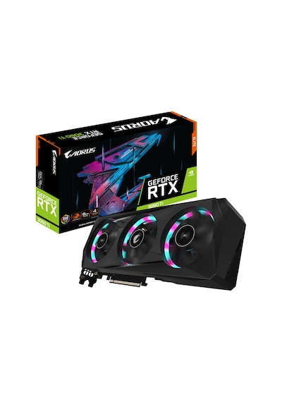 Gigabyte NVIDIA GeForce RTX 3060 Ti Aorus Elite V2.0 LHR GV-N306TAORUS E-8GD 8 GB GDDR6 256 Bit Ekran Kartı