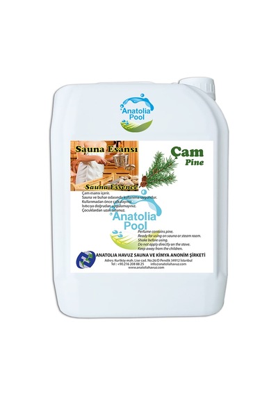 Sauna Buhar Esansı Çam 5 Lt Anatolıa Pool Sauna Essence Pine