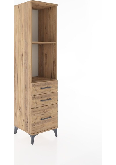 Hyperion Dolap 2 Raflı 3 Çekmeceli 44x44x182 Çam-çam Atlas Çam