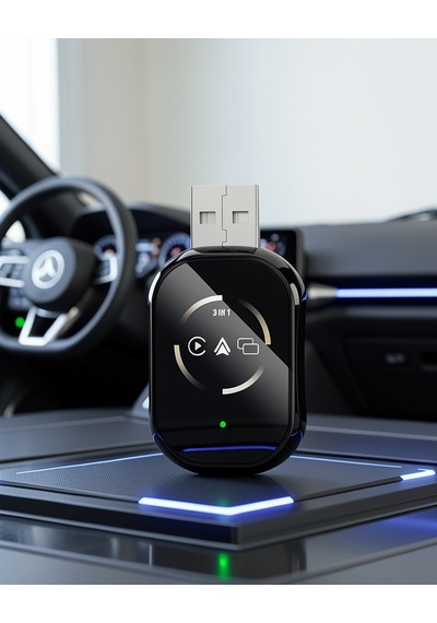 Kablosuz Carplay Android Auto Adaptörü Tak Çalıştır Kullanım