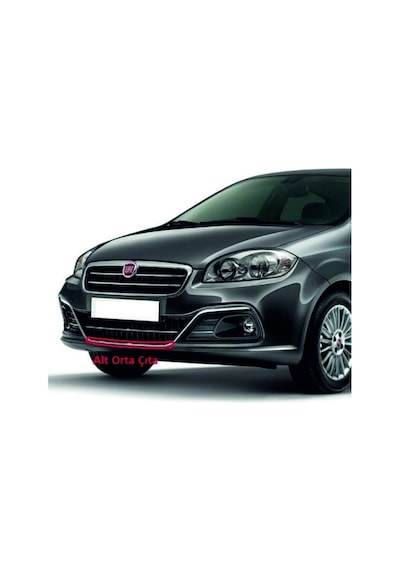 Fiat Linea Ön Tampon Alt Orta Krom Çıta (Yeni Model) 735547969