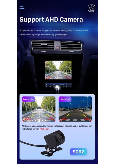 Golf 7 Tesla 2014-2018 Uyumlu Navigasyon Usb Kamera Carplayer