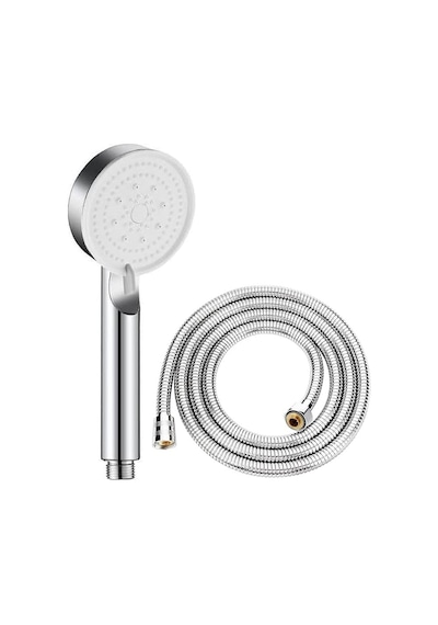 5 Fonksiyonlu Ayarlanabilir Yüksek Basınçlı Masaj Etkili Duş Seti, Turbo Fan Lite Duş Seti Chrome Diğer