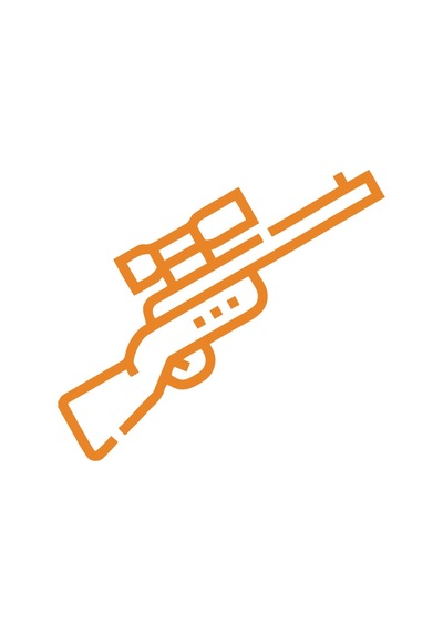 Awp Araba Sticker 17x17 Cm Turuncu