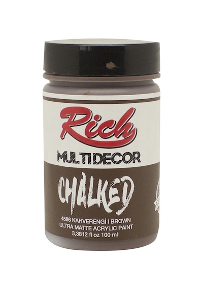Rich Multidecor Chalked Akrilik Boya - 100Cc - Kahverengi - N:458