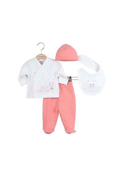 Ciccim Baby Best Friends 5'li Bebek Zıbın Seti 4765 Yavruağzı