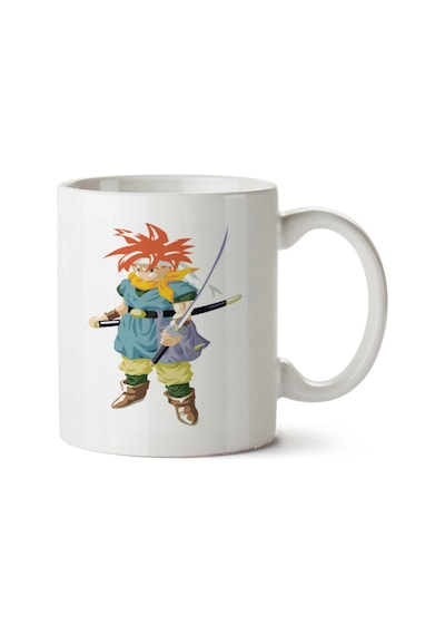 Chrono Trigger İki Tarafı Baskılı Kupa Bardak Çok Renkli