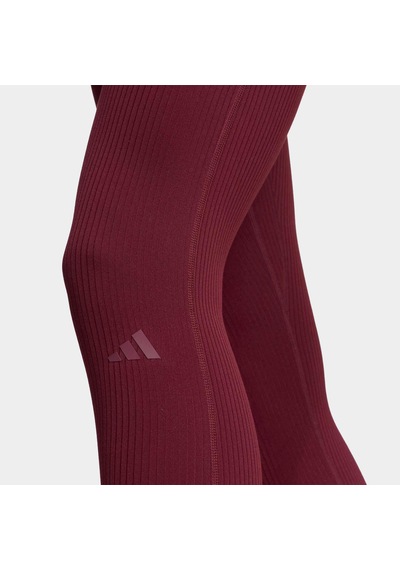 Adidas All Me Rib Kadın Bordo Tayt Kq5812