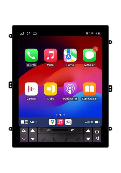 A133 Tesla Ekran Android Multimeyda Teyp Carplayli Fanlı Kamera Hediyeli 4/64gb 9.7''