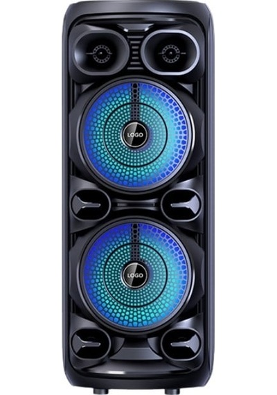 Abs-8207 D28 Rgb Işıklı Mikrofonlu Kumandalı Usb/tf/bt/fm/aux Bluetooth Hoparlör Siyah-1555