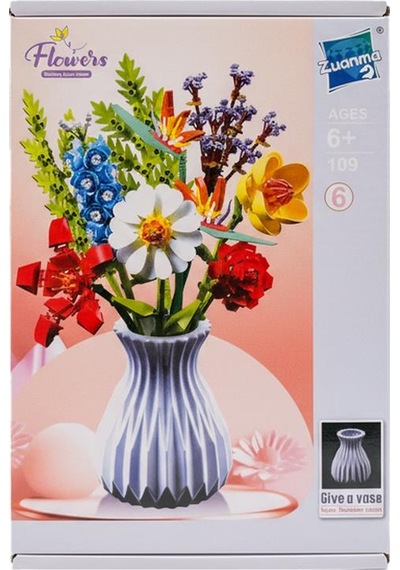 Pasifik Toys Çiçek Buketi Yapım Seti 756 Parça No:1 109