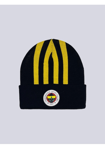 Fenerium Çocuk Çubuklu Sarı Lacivert Bere Lacıvert-sarı