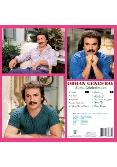 Orhan Gencebay Akma Gözlerimden Plak Lp