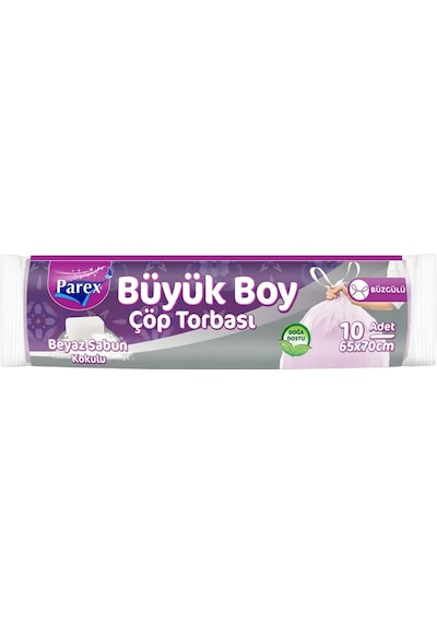 Orta Ve Büyük Boy Kokulu Büzgülü Çöp Torbası Ve 5'li Düz Bubble Sünger Paketi