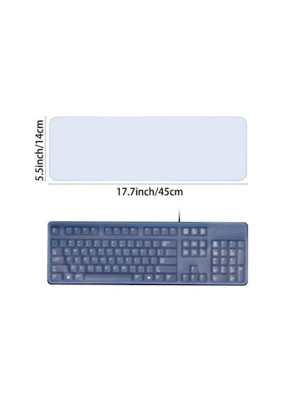 Bilgisayar Pc Klavye Silikon Koruyucu - 15.6Inc