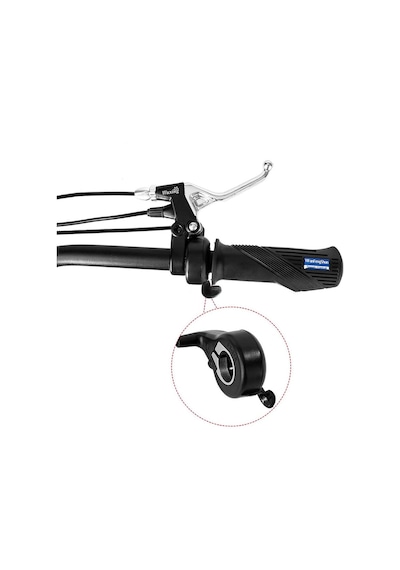 Elektrikli Bisiklet Gaz Kolu Scooter Motor Baş Parmak Hız Kontrol Ekransız Aksesuar Parça 23mm