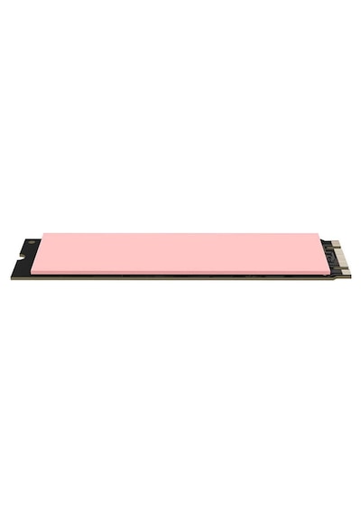 Wozlo 0 5mm 22 70mm Termal Pad M2 Ssd Chipset Soğutucu 7x2cm Yüksek İletken Pembe 9w/mk