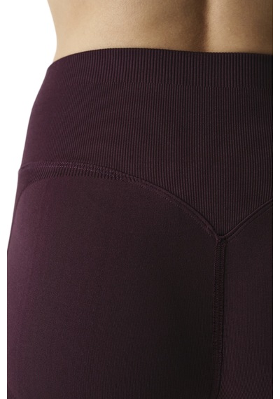 Penti Bordo Seamless Dikişsiz Yüksek Bel Push Up Kısa Tayt