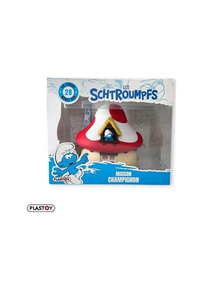Şirinler Evi Kumbara Smurfs Mushroom Money Box Diğer