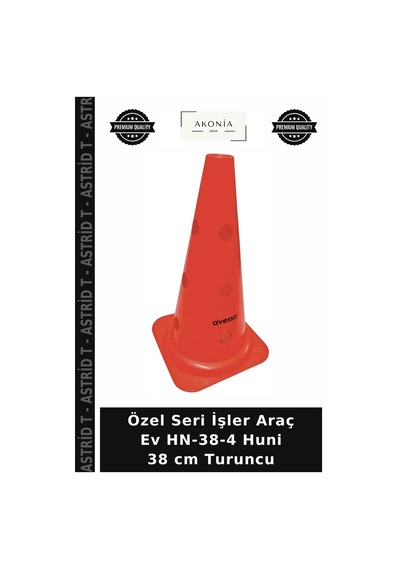 Özel Seri İşler Araç Ev Hn-38-4 Huni 38 Cm Turuncu