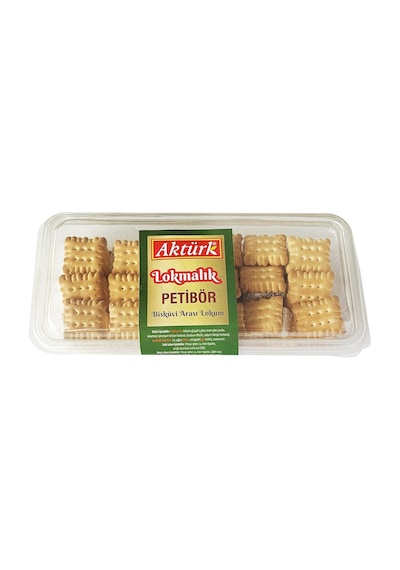 Aktürk Lokmalık Petibör Bisküvi Arası Lokum 250 Gr X 3 Adet