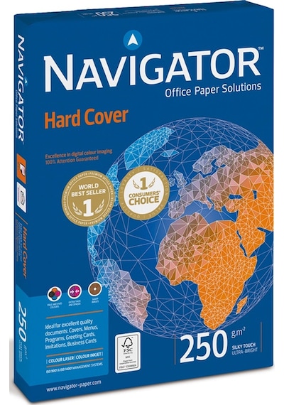 Navigator Gramajlı Kağıt Hard Cover 125 Li A4 250 Gr Beyaz