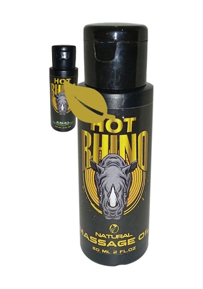 Bonie Hot Rhino Bay Bayan Masaj Yağı 60 Ml + 60 Ml Analı Teskin Edici Krem