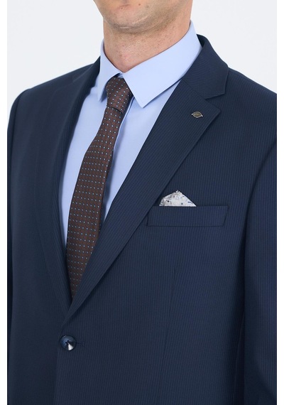 İmza Lacivert Mono Yaka Bez Ayağı Tam Astar Pamuklu 4 Drop Comfort Fit Classic Takım Elbise 1001250178 Lacivert İmza Lacivert Mono Yaka Bez Ayağı Tam Astar Pamuklu 4 Drop Comfort Fit Classic Takım Elbise 1001250178 Lacivert