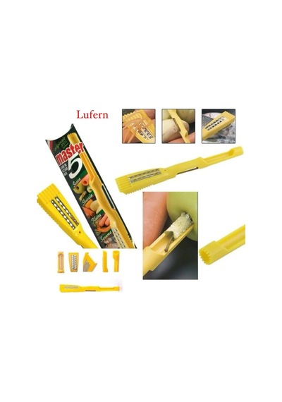 Çok Amaçlı 5'i 1 Arada Fonksiyonel Rende Peynir Havuç Limon Kabuğu Sebze Meyve Patates Havuç Çok Renkli