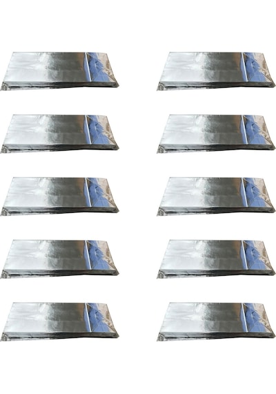 Metalize Kraft Kese Kağıdı Küçük Boy 10 x 20'li 10 x 30 CM