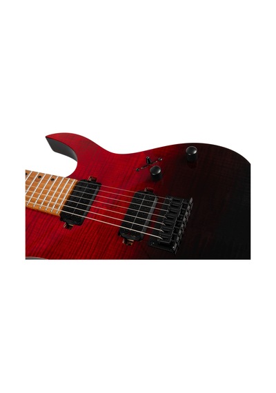 Spira S-457 Trd 7 Telli Elektro Gitar Kırmızı Siyah
