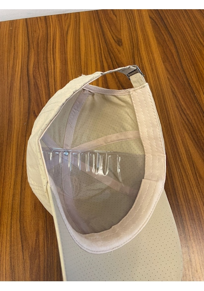 Hamze Mikro Paraşüt Delikli Kumaş Yazlık Unisex Beyzbol Cap Şapka Bej