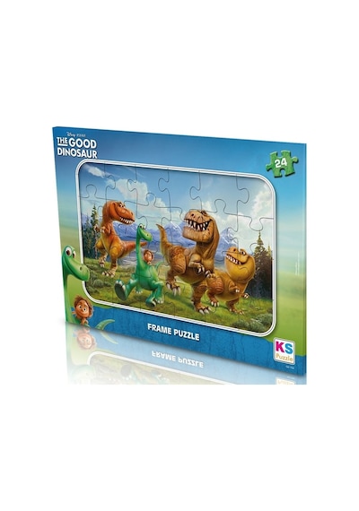 Ks Puzzle 24 Parça Good Dinosaur Frame Puzzle