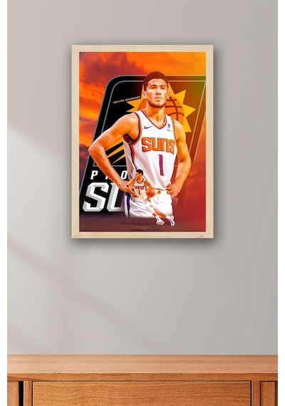 Devin Booker Çerçeveli Tablo - Basketbol Nba Posteri Tablo